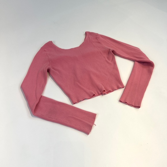 Live The Process Cardigan Crop Top Reversible Sz. Small - Picture 8 of 9